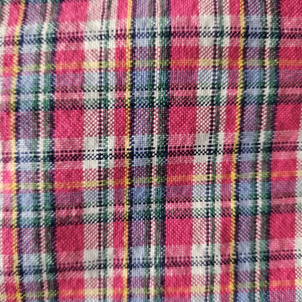 POLO RALPH LAUREN 100% Cotton Pink Plaid Long Sleeve Button Down | SZ L - Picture 7 of 9